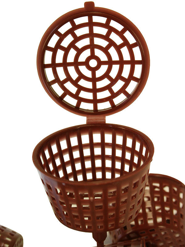 Bonsai mestkorfjes op een pin met deksel large 4.8cm - (10 stuks)