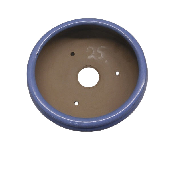 Bonsai pot licht blauw rond 15cm