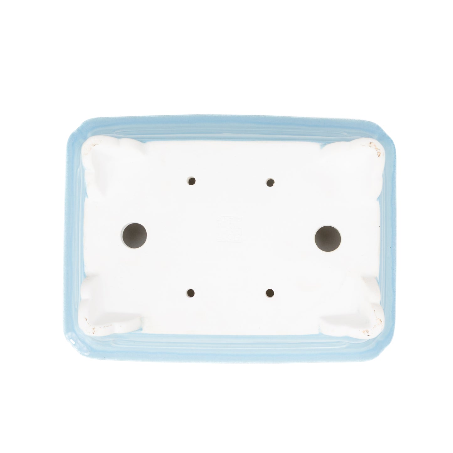 Bonsai Yixing pot licht blauw rechthoek 27cm