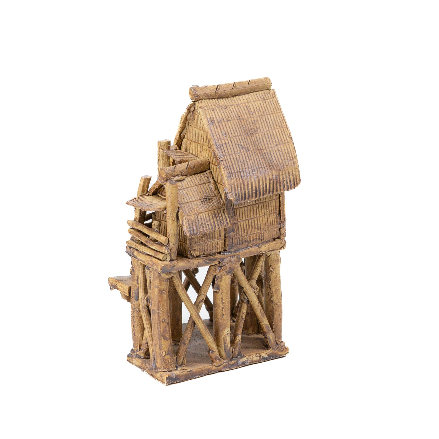 Bonsai ornament Traditioneel huisje bruin