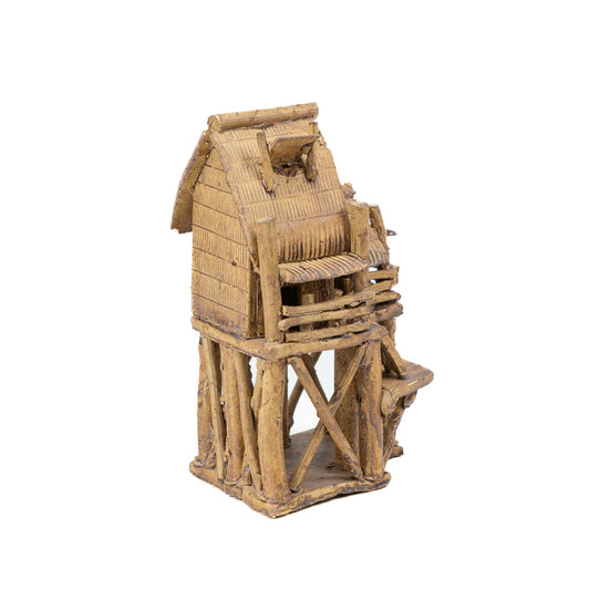 Traditioneel Bonsai ornament huisje bruin