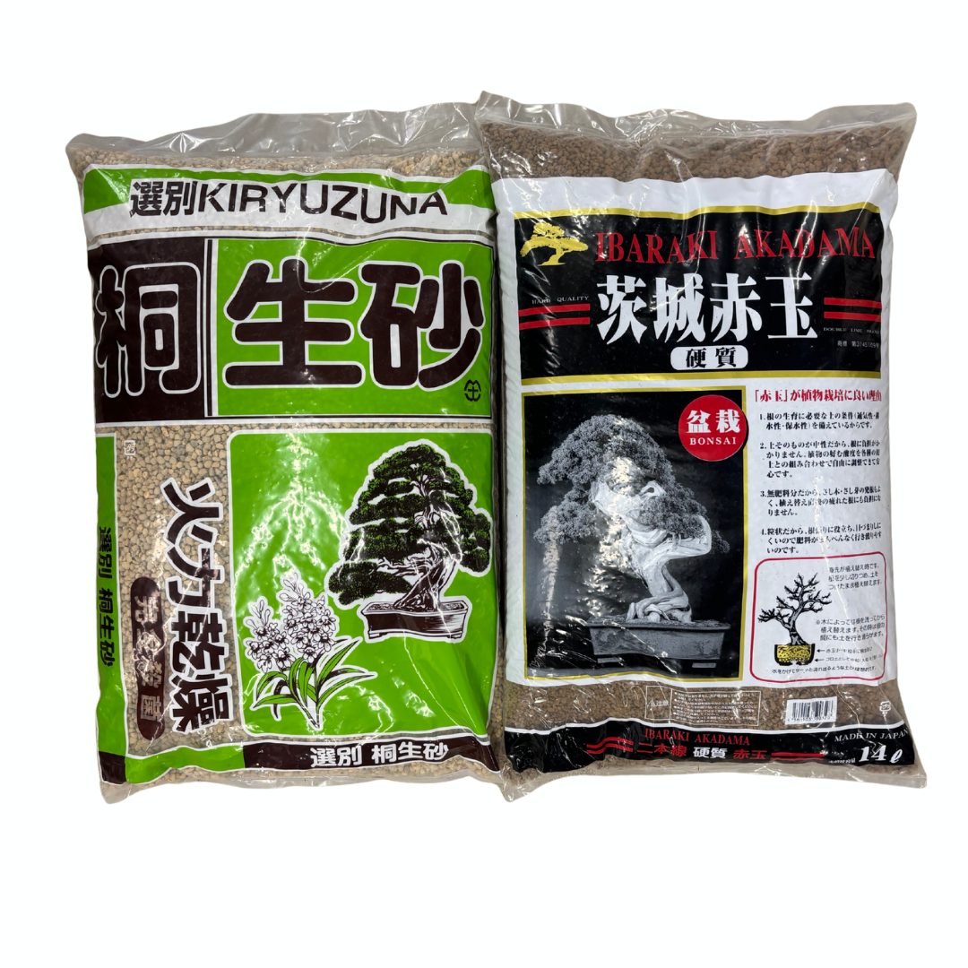 Bonsai Akadama (14L) + Kiryu (14L) voordeelpak – Bonsai Shop