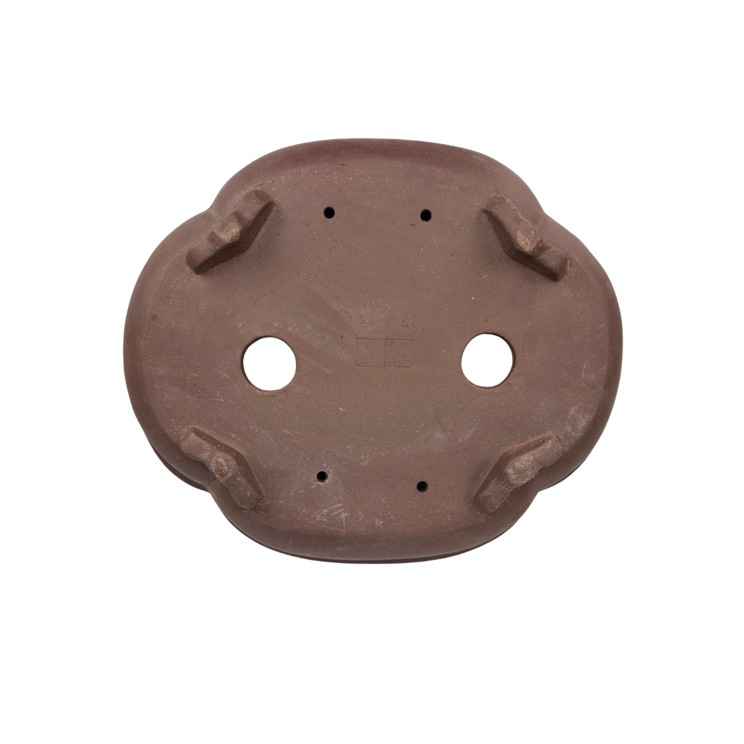 Bonsai pot ongeglazuurd mokko 41cm