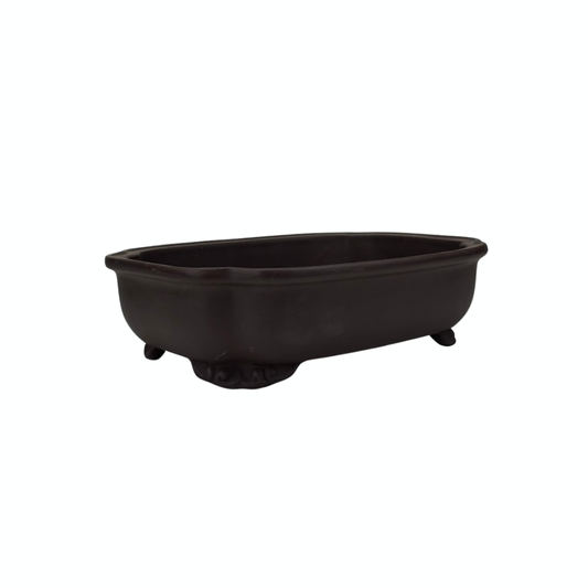 Bonsai pot ongeglazuurd mokko 23cm