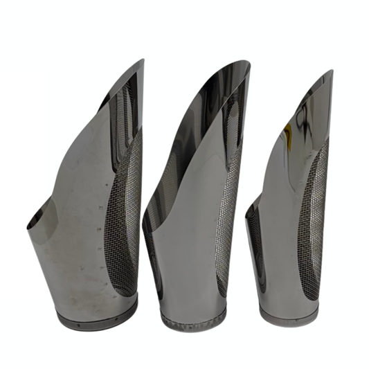 Bonsai schepjes met zeef set 3 stuks - RVS