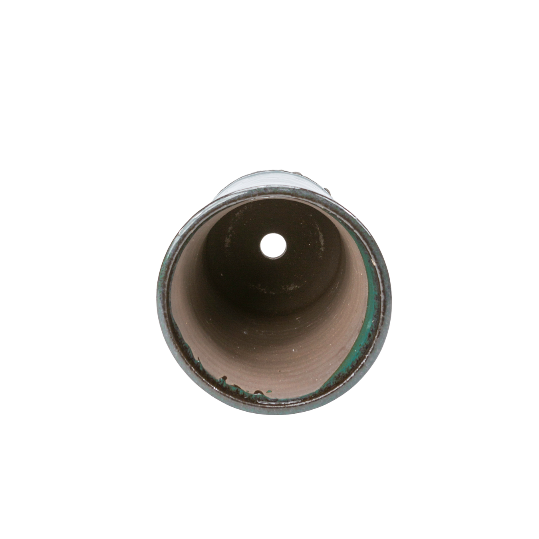 Bonsai pot groen bruin rond cascade 15cm, hoogte 18.5cm