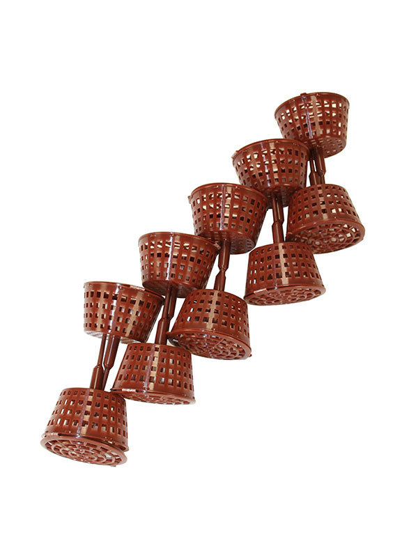 Bonsai mestkorfjes op een pin met deksel large 4.8cm - (10 stuks) 