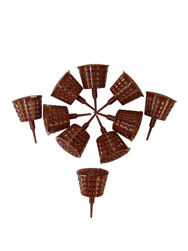 Bonsai mestkorfjes op een pin met deksel small 3.8cm - (10 stuks)