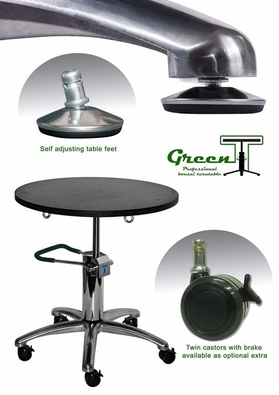 Green T Hydraulic Lift Bonsai Ronde Draaitafel BASIC