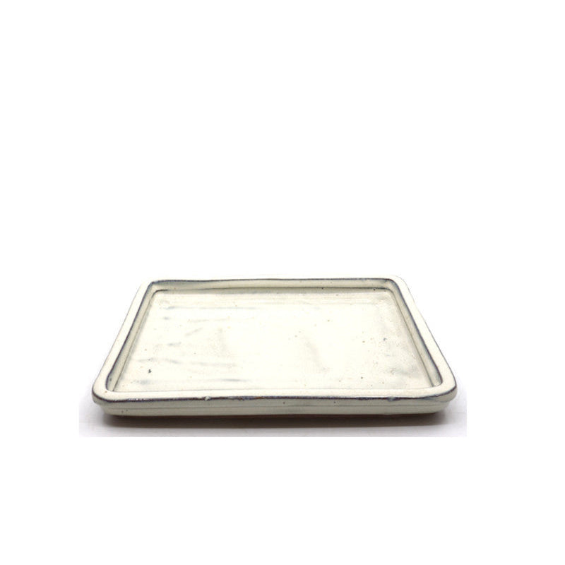 Bonsai onderschotel rechthoekig creme 22cm