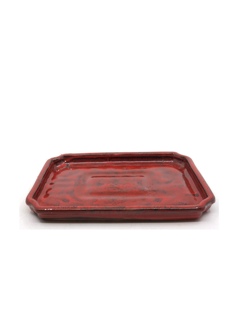 Bonsai onderschotel rood mokko 26cm