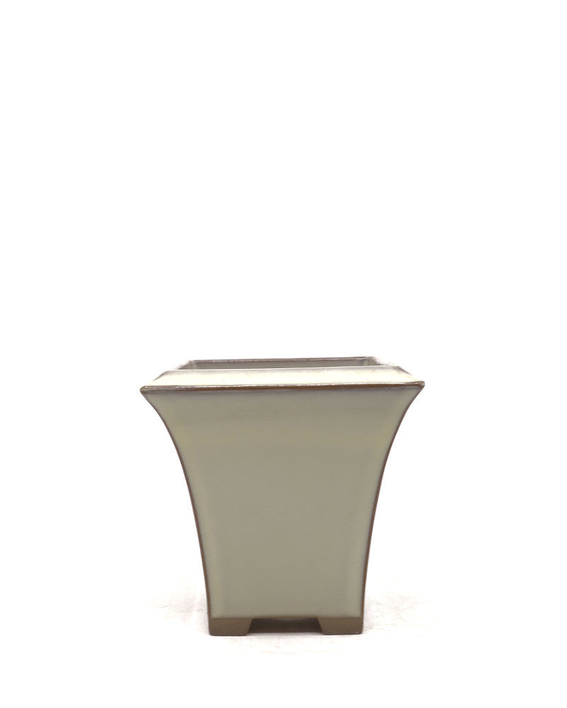 Bonsai pot semi-cascade creme 12cm