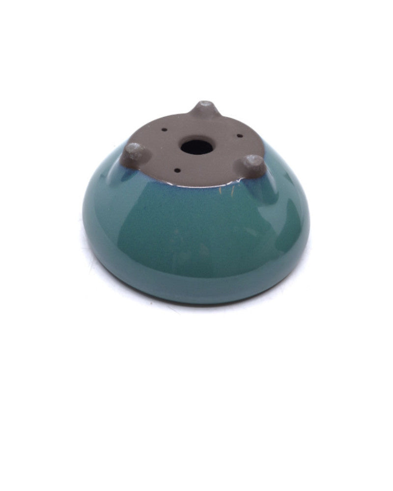 Bonsai pot groen rond 19cm