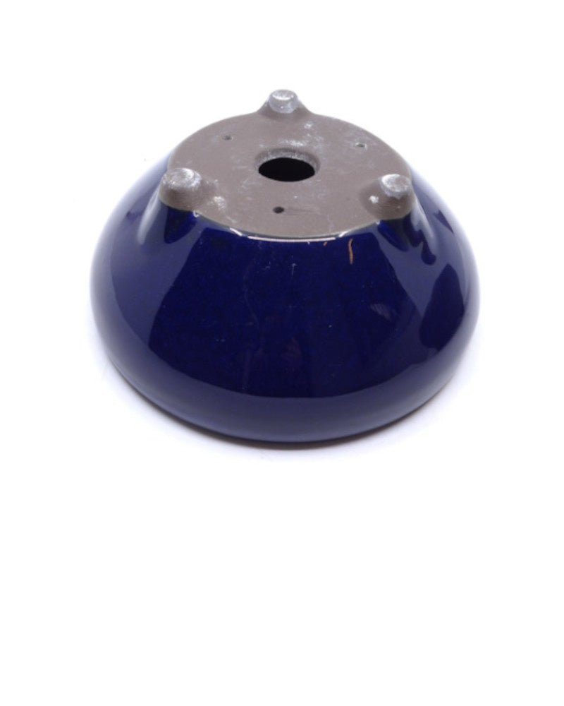 Bonsai pot blauw rond 24cm