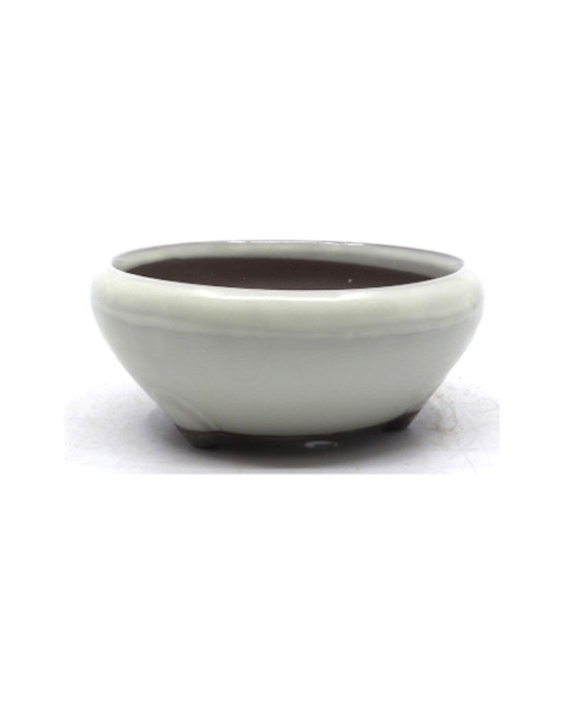 Bonsai pot creme rond 24cm