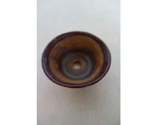 Shohin bonsai pot 'Rene Lecocq' rood rond 9cm