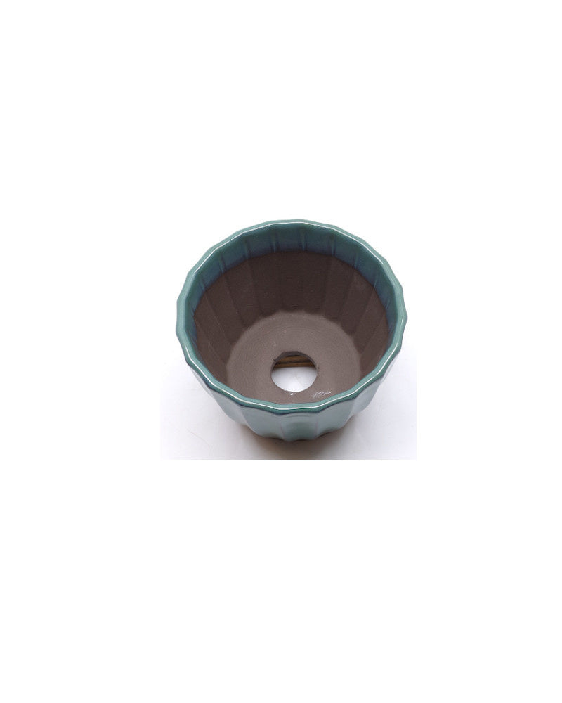 Shohin Bonsai pot groen chrysanten 10cm