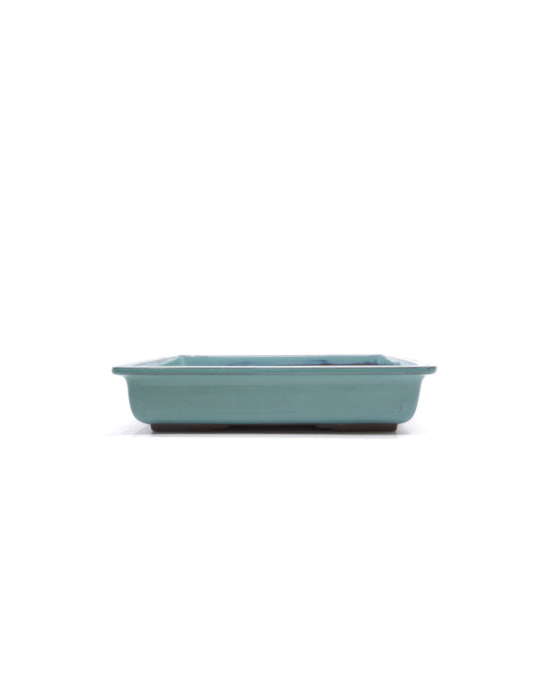 Bonsai pot groen rechthoekig 19cm