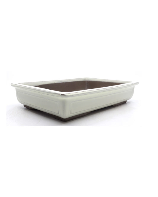 Bonsai pot creme rechthoekig 30cm