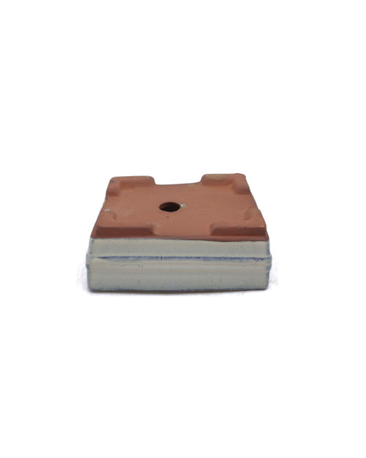 Bonsai pot creme lijn rechthoek 15.5cm - set