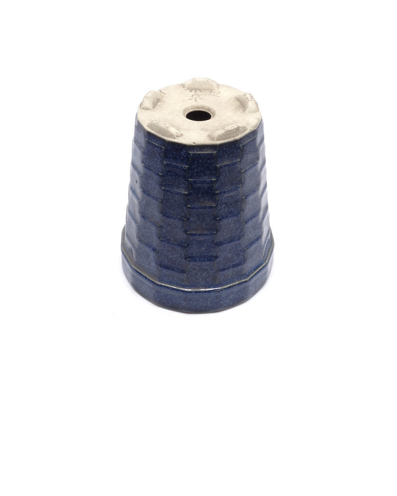 Bonsai pot cascade blauw rond 12cm, hoogte 15cm