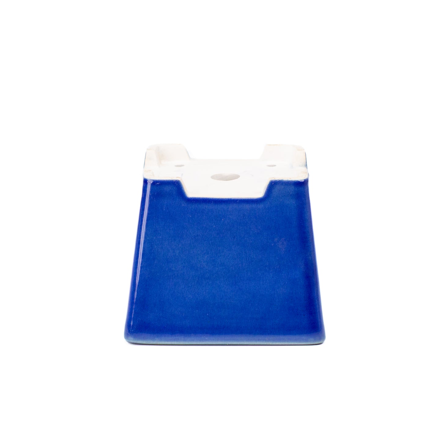 Bonsai pot blauw semi-cascade vierkant 14cm, hoogte 12cm