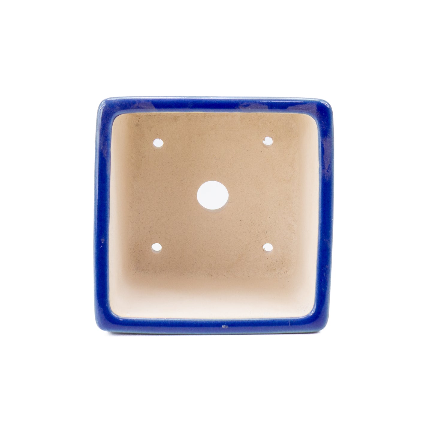 Bonsai pot blauw semi-cascade vierkant 14cm, hoogte 12cm