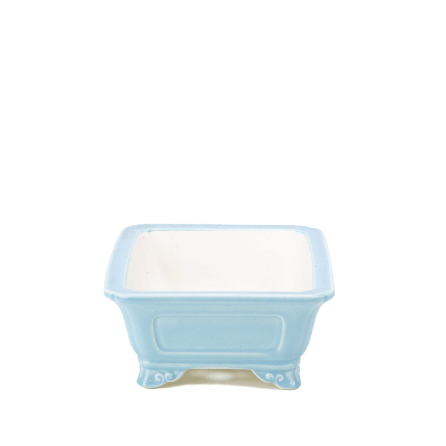 Bonsai Yixing pot licht blauw rechthoek 27cm