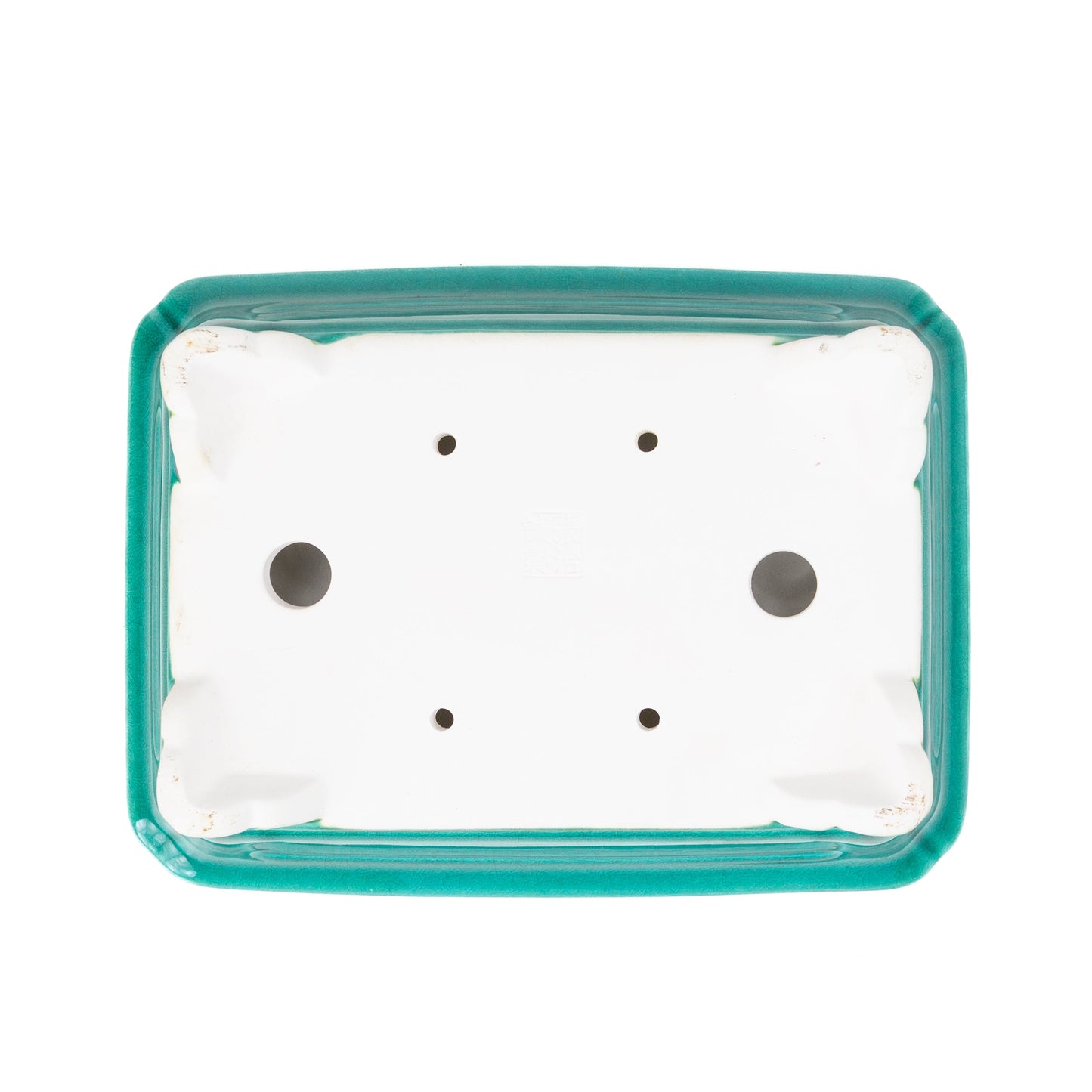 Bonsai Yixing pot groen rechthoek 27cm