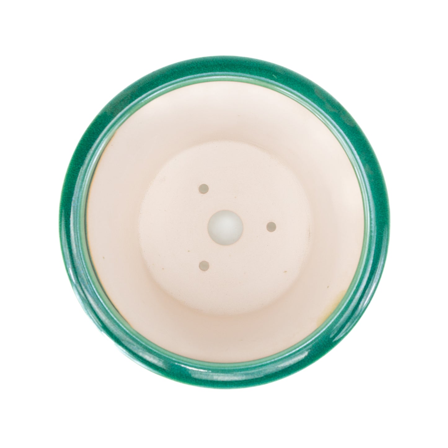 Shohin Bonsai Yixing pot turquoise duivel rond semi-cascade 9cm