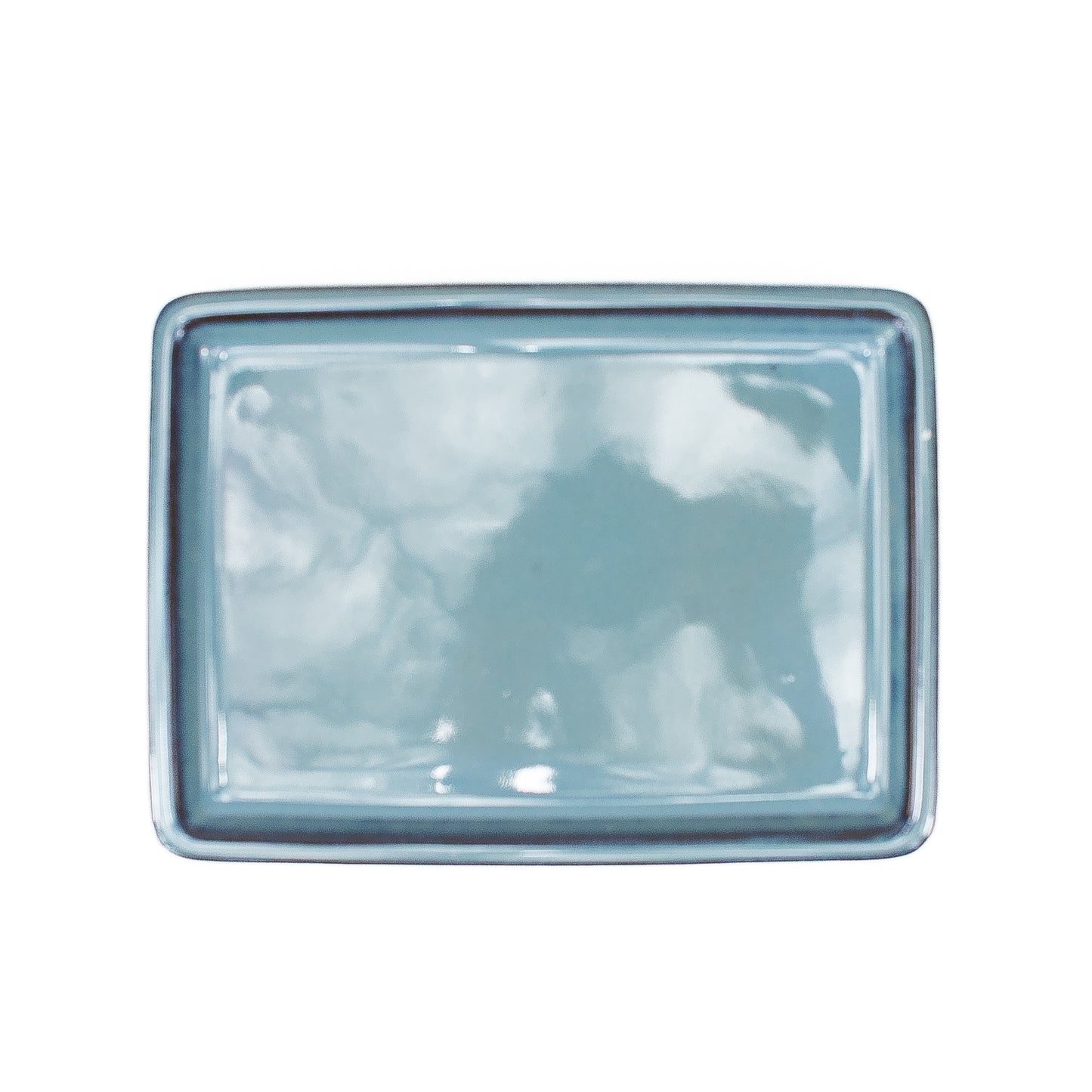 Bonsai onderschotel blauw rechthoekig 23cm
