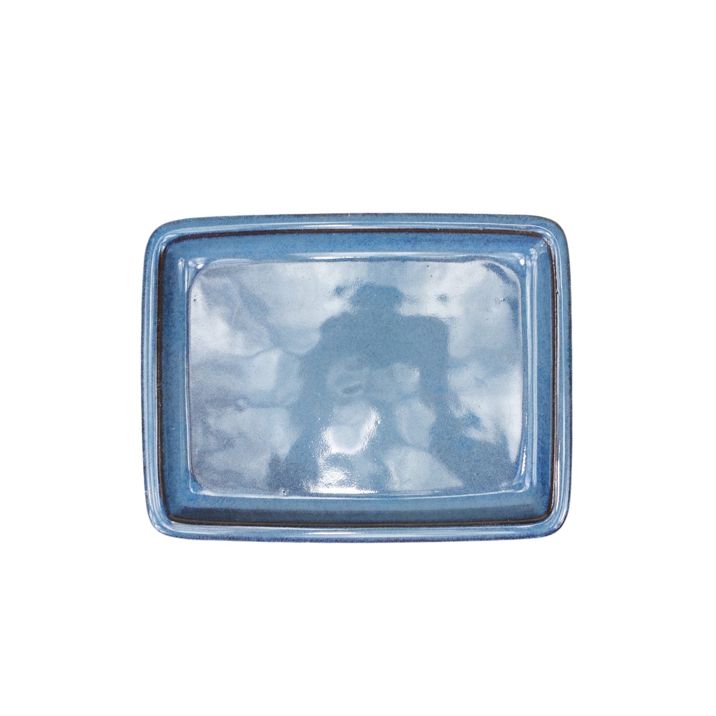 Bonsai onderschotel blauw rechthoekig 18cm