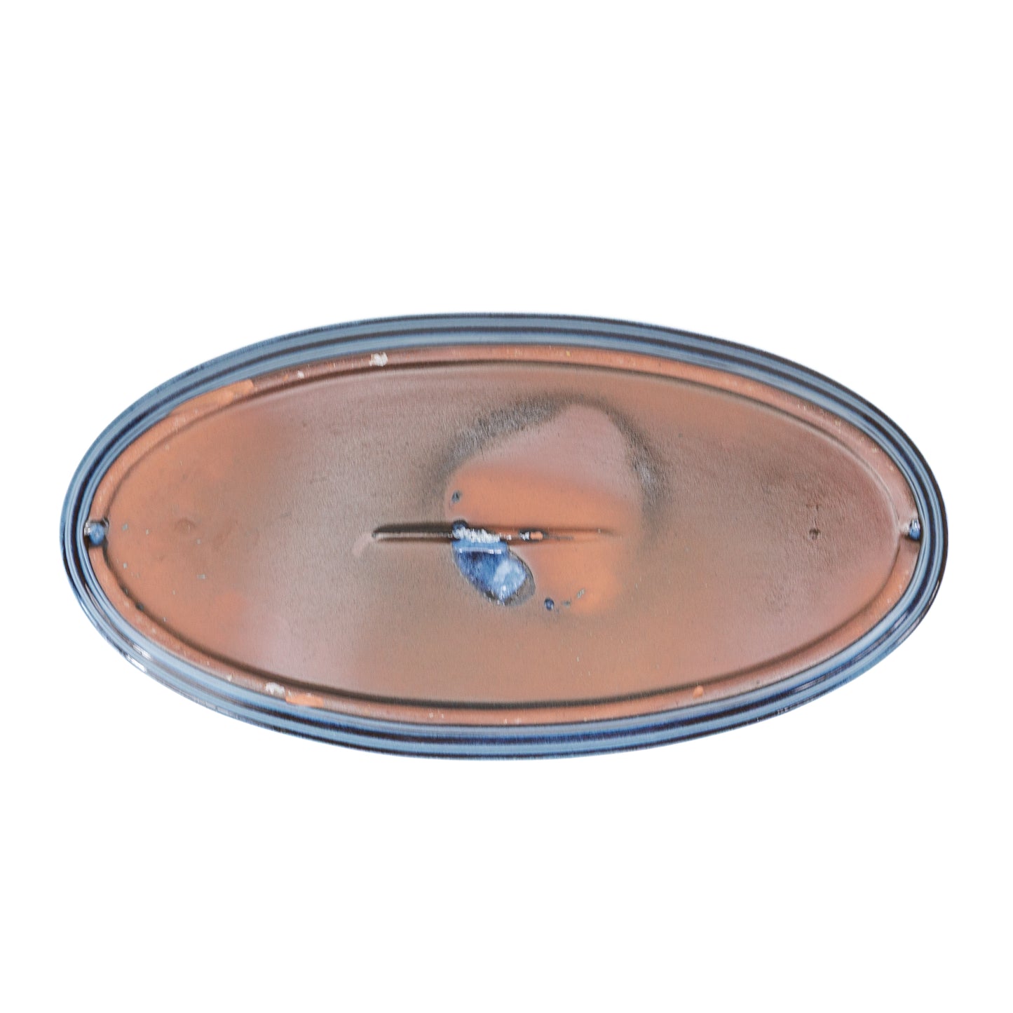 Bonsai onderschotel blauw ovaal 31cm