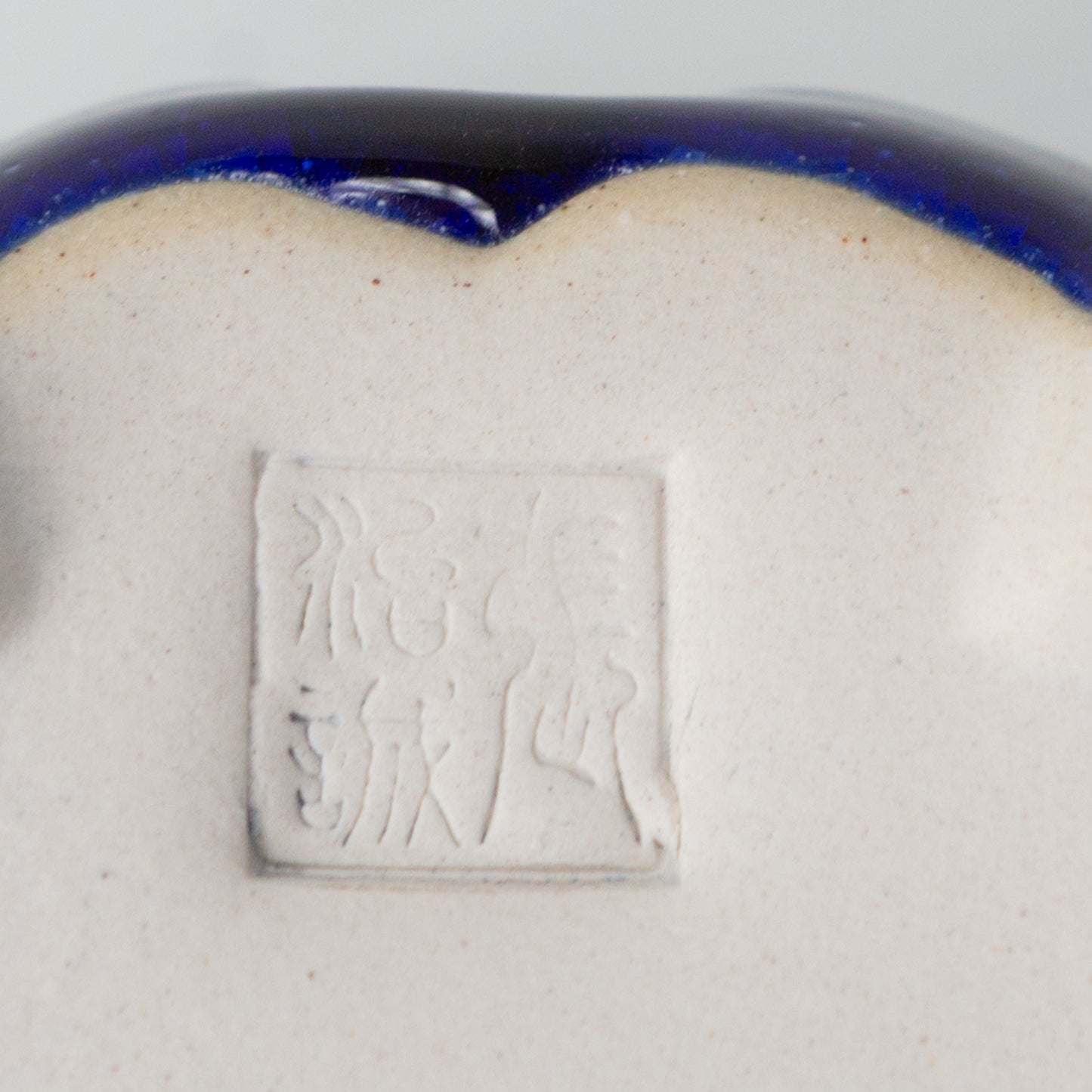 Bonsai Yixing pot blauw lotus 13cm