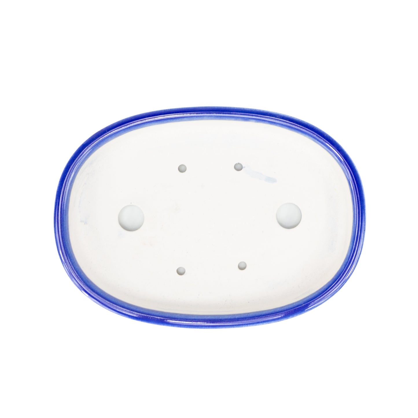 Bonsai Yixing pot blauw ovaal 21cm