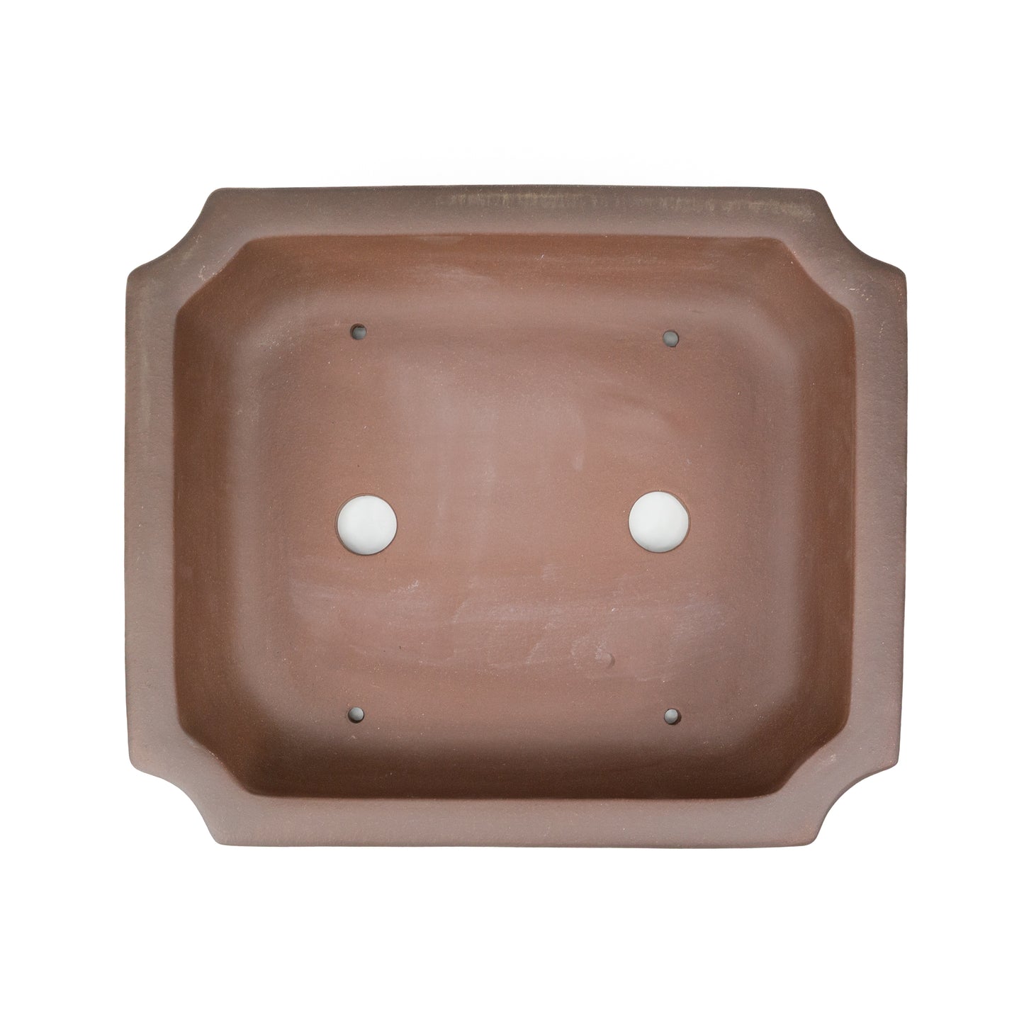 Bonsai Yixing pot ongeglazuurd rechthoek 34cm