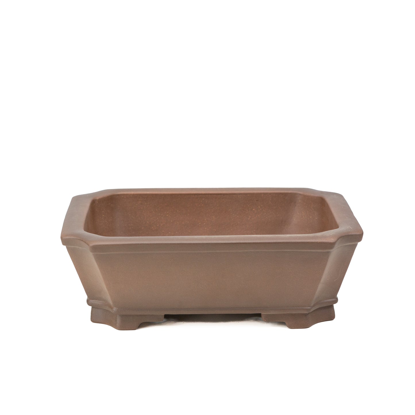 Bonsai Yixing pot ongeglazuurd rechthoek 31cm