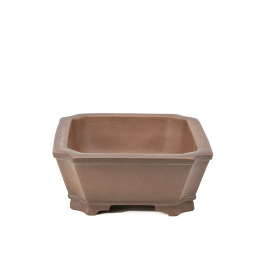 Bonsai Yixing pot ongeglazuurd rechthoek 31cm