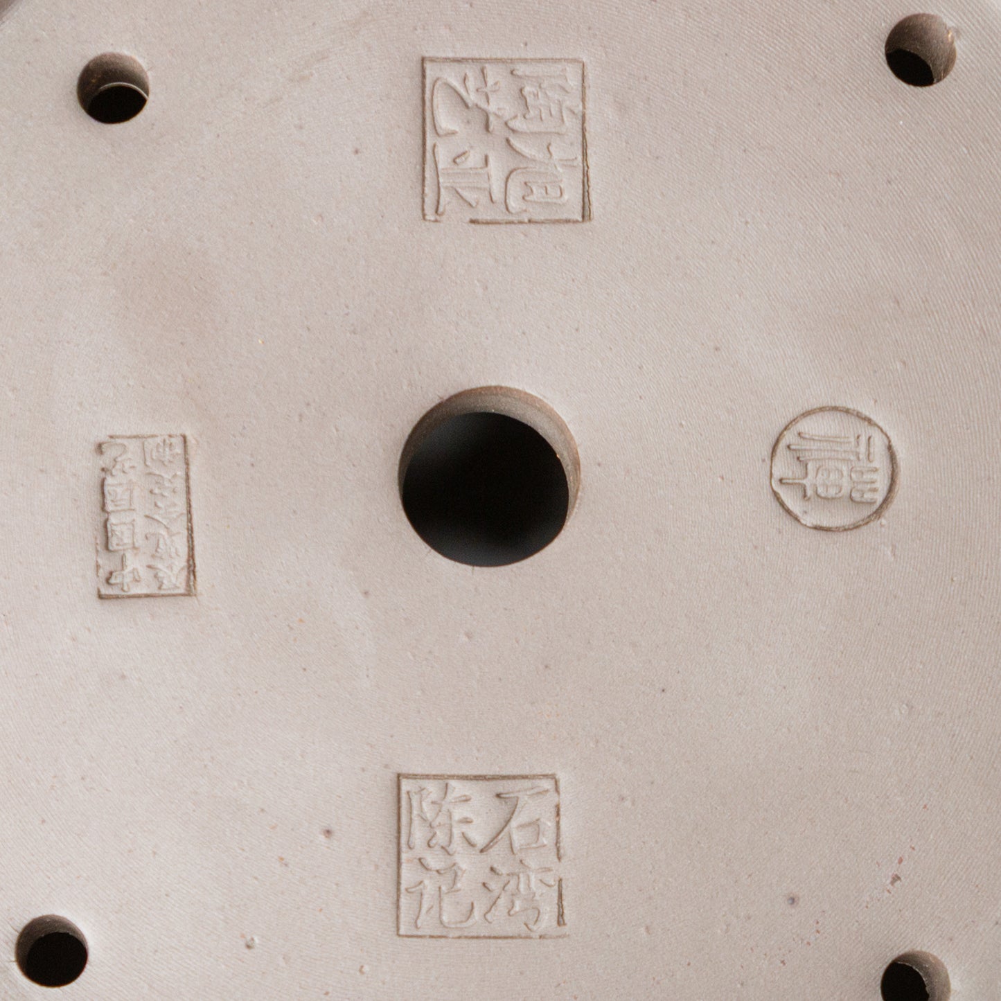 Bonsai Yixing pot ongeglazuurd lotus rond 30cm