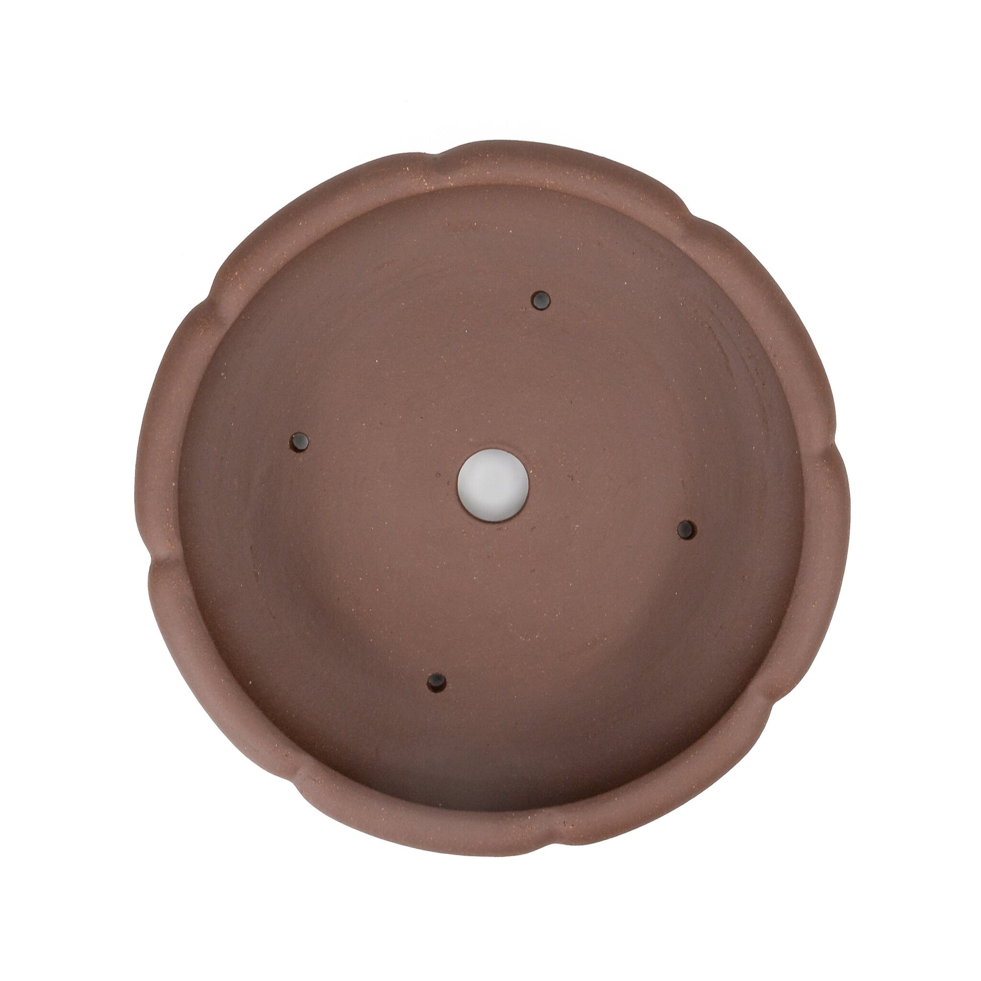 Bonsai pot ongeglazuurd chrysanten rond 30cm