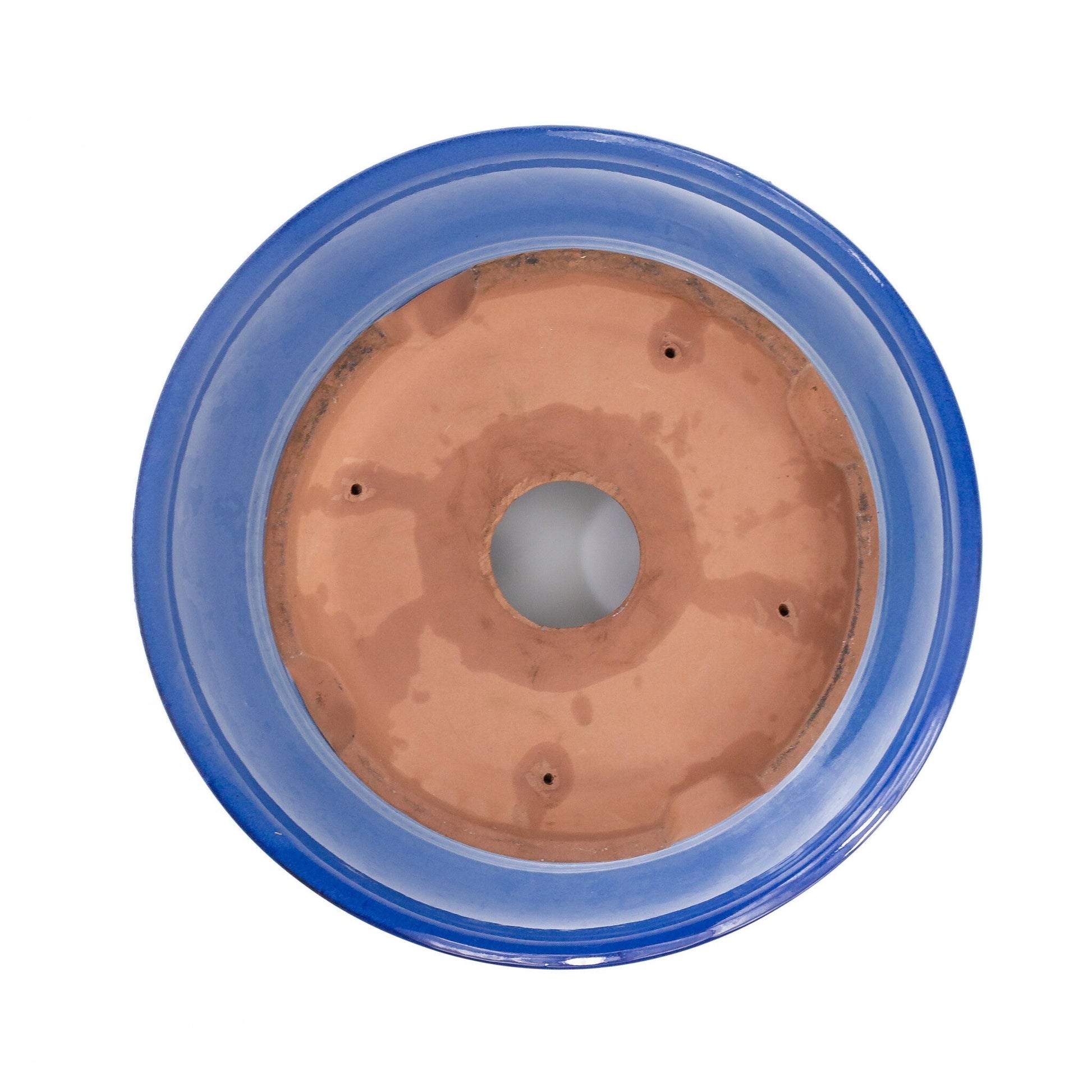 Bonsai pot blauw rond 36cm