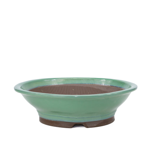 Bonsai pot groen rond 36cm