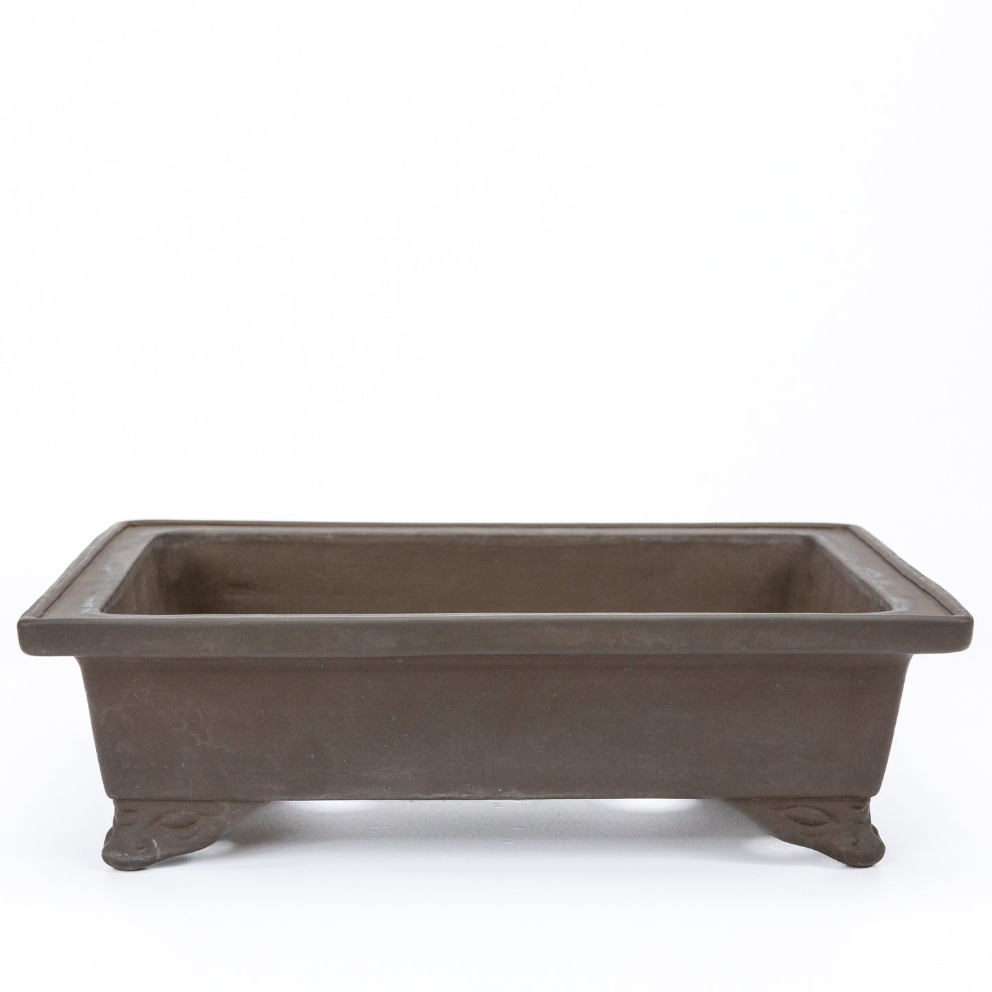 Bonsai pot Yamaaki ongeglazuurd gebruikt rechthoek 29.5cm