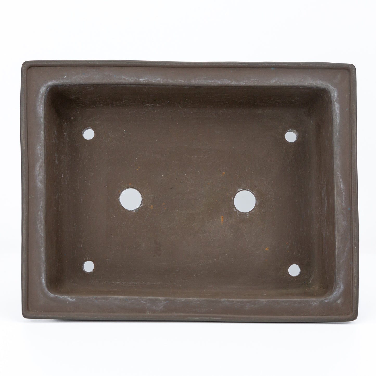 Bonsai pot Yamaaki ongeglazuurd gebruikt rechthoek 29.5cm