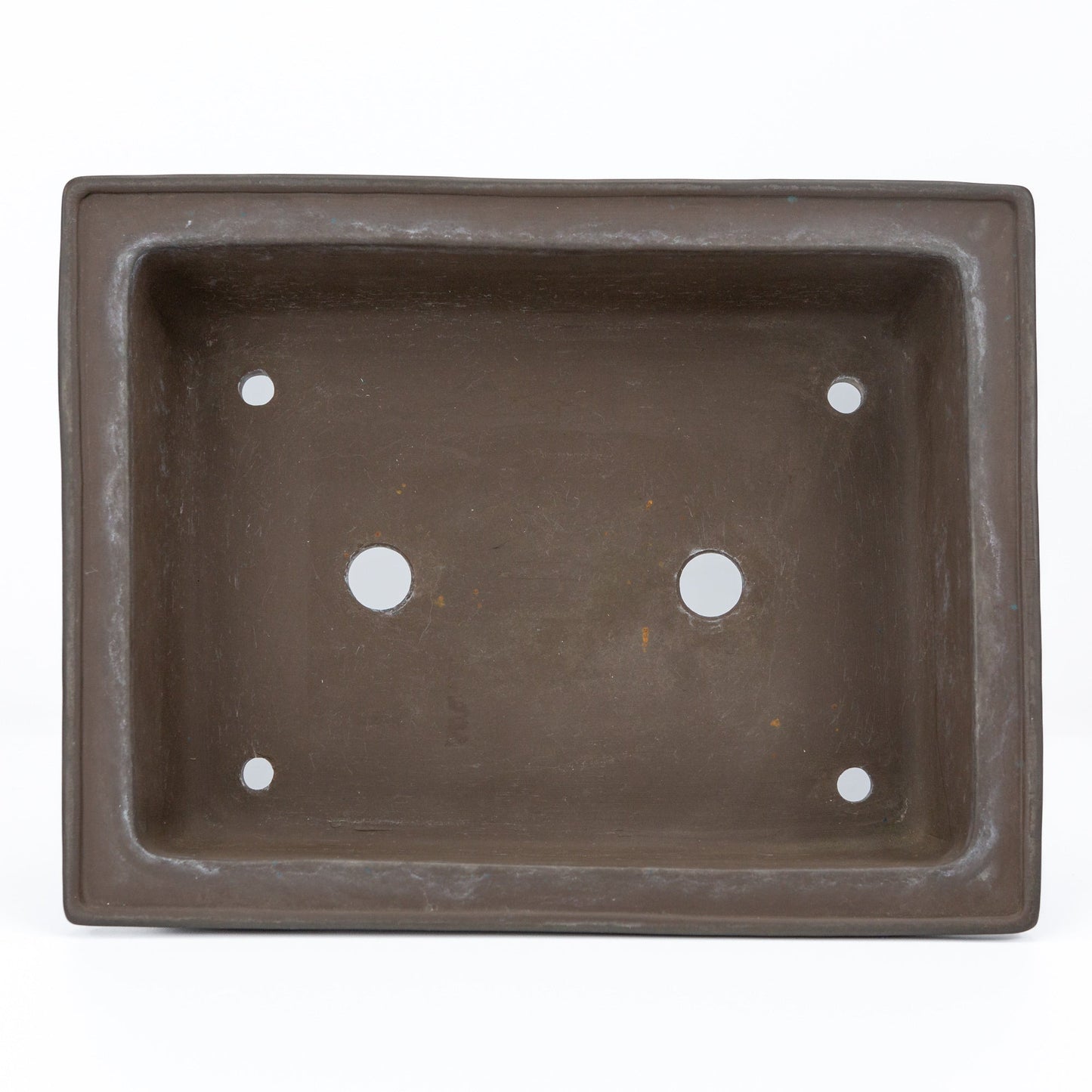 Bonsai pot Yamaaki ongeglazuurd gebruikt rechthoek 29.5cm