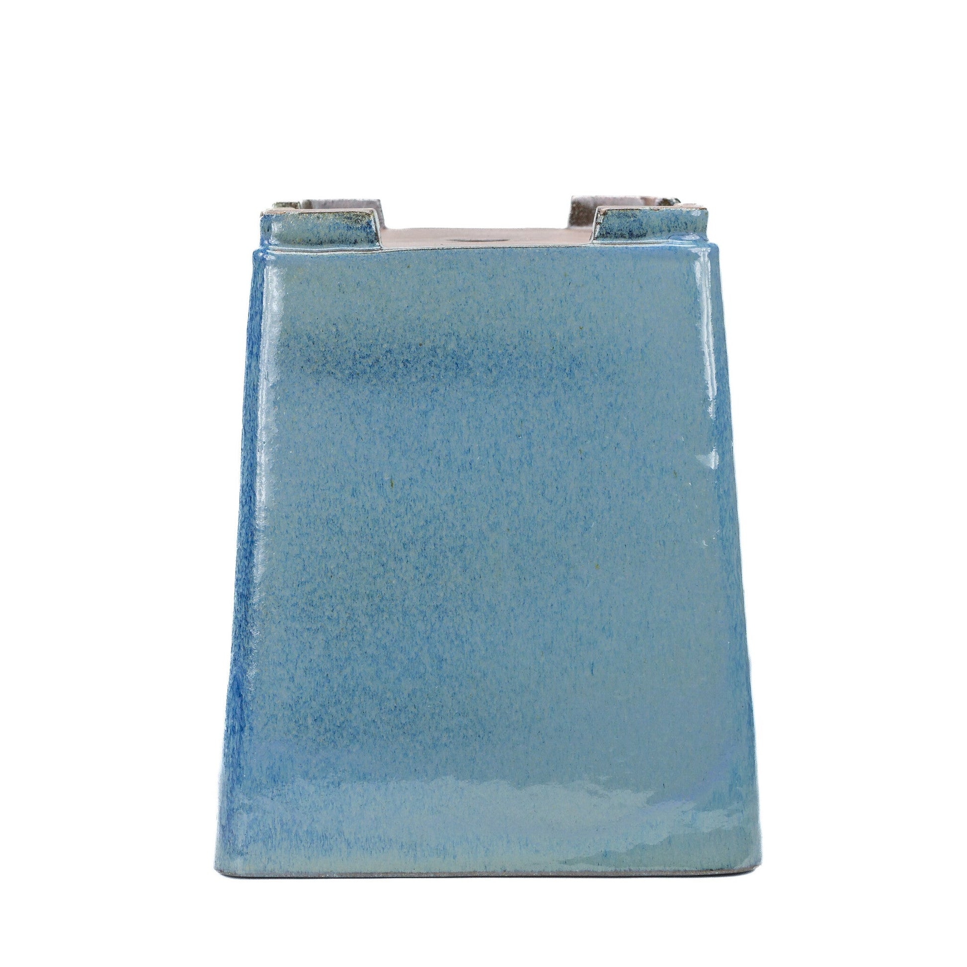 Bonsai pot cascade blauw beige vierkant 25cm, hoogte 30cm