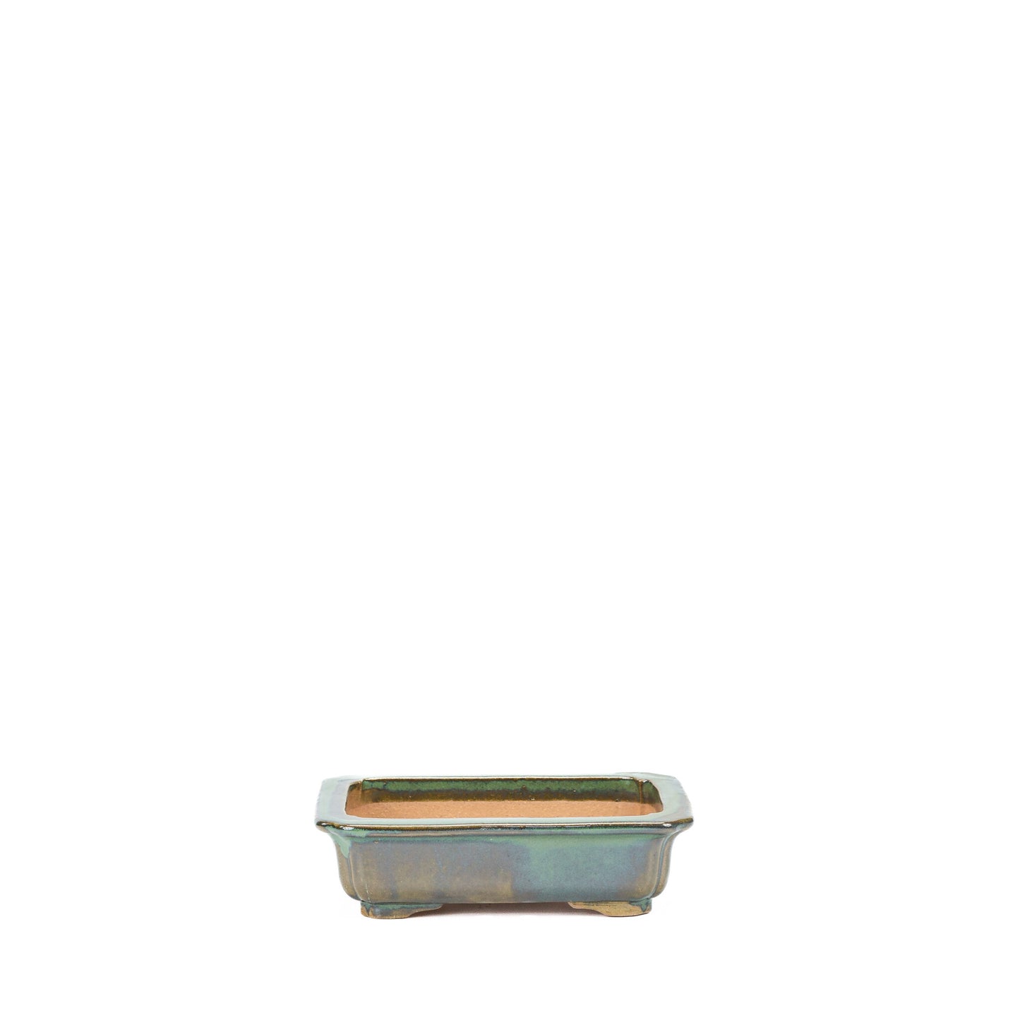 Bonsai pot groen mokko 17cm