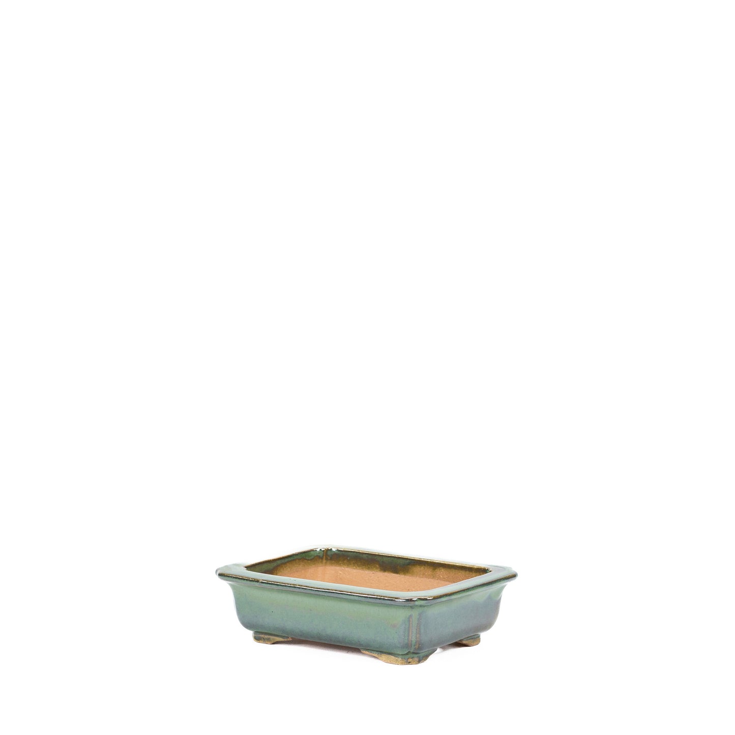 Bonsai pot groen mokko 17cm