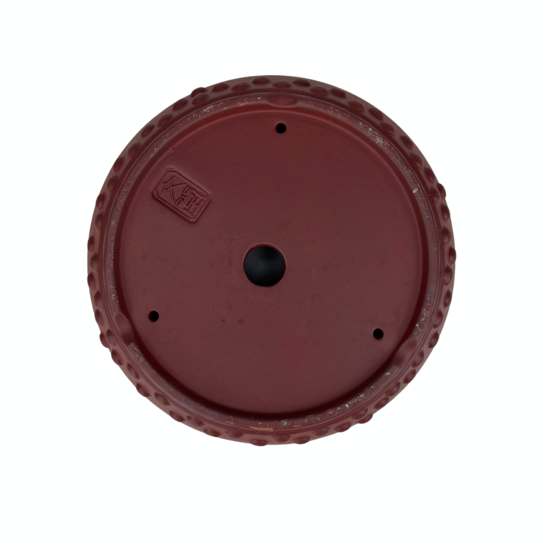 Bonsai pot ongeglazuurd rond (trommel) 19cm