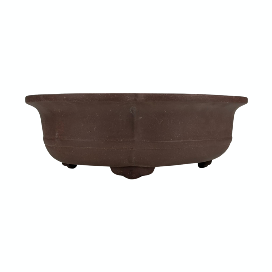 Bonsai pot ongeglazuurd mokko 41cm